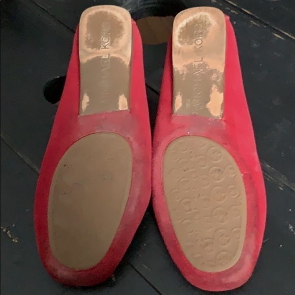 Michael MICHAEL KORS Red Amber Moc Suede Loafers - Picture 11 of 14